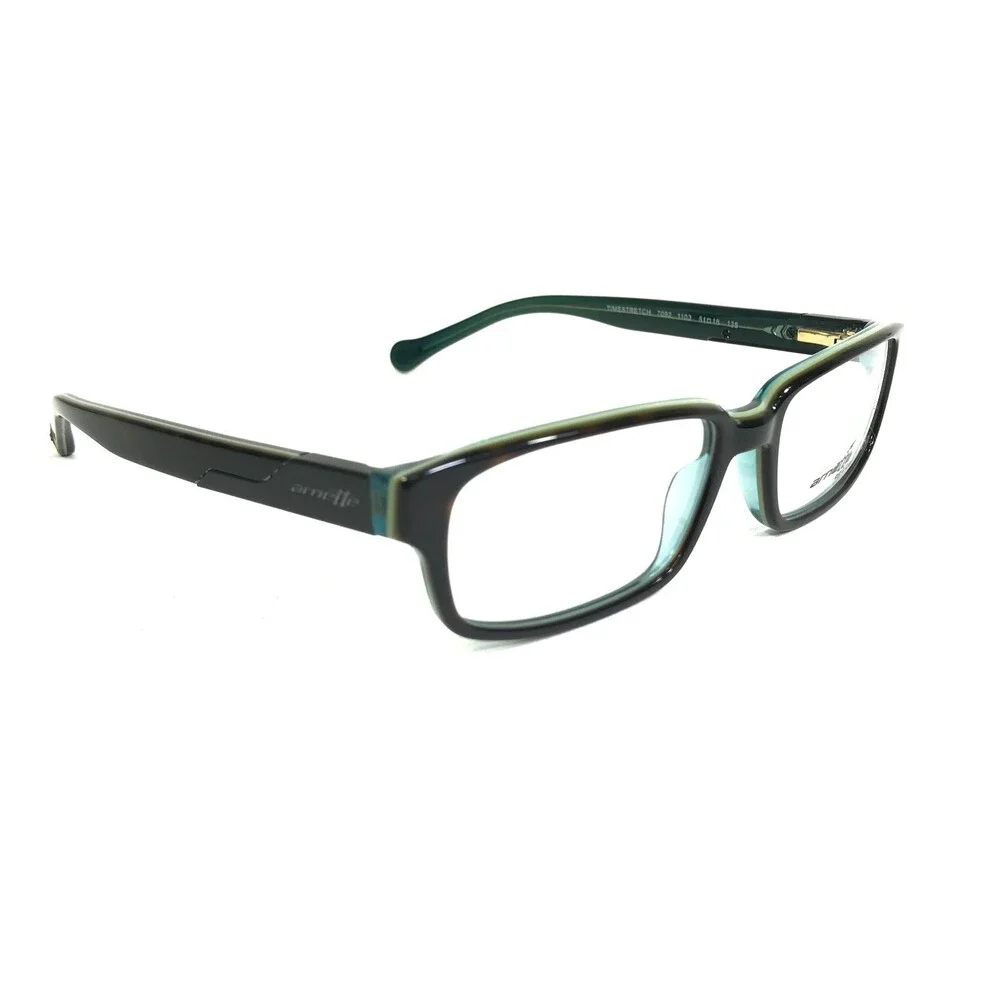 Arnette Eyeglasses Frames Timestretch 7092 1103 Brown Tortoise Green 51-16-135